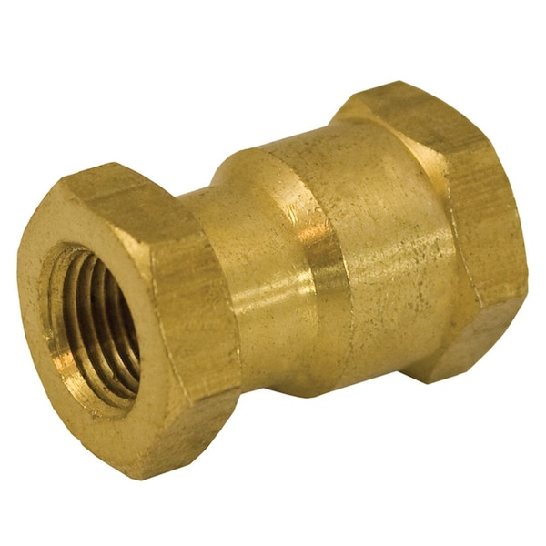 Jones Stephens 3/4in. x 1/2in. Yellow Brass Bell Reducer P19128 - main